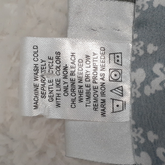 Oh! Mamma Womens Maternity Blue and White Patterned Blouse Size Large. - Picture 6 of 10